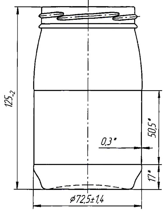 Стеклобанка 0.35л ТВИСТ